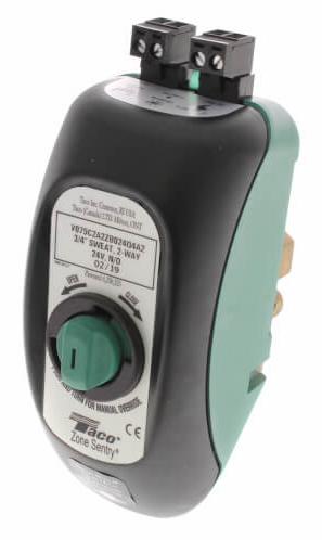 3/4" Normally open, Brass body, Electronic Zone Valve -24V with end switch