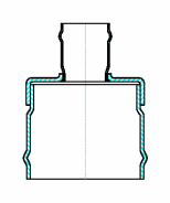 INCREASER SWR 08x12 GG