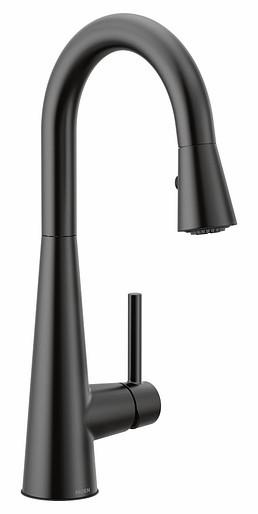 Sleek Bar Faucet with Pulldown Spray