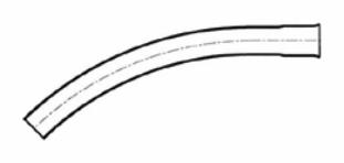 3" DB2 45' 36" RADIUS HxS