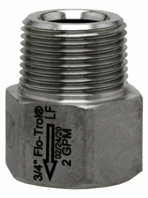 3/4"M x 3/4"F 6 GPM S.S. FLO-TROL CD900 FLOW CONTROL