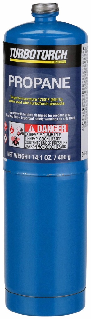 (HAZ) TANK, PT-1 PROPANE, CGA6 00, 14.1 Oz.