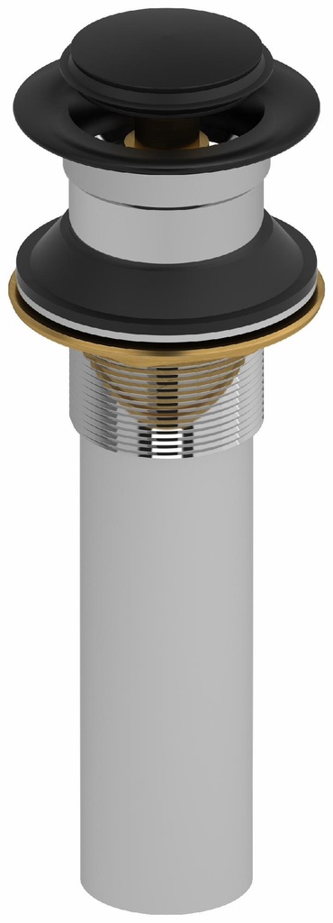 Push Drain for Bathroom Sink without Overflow