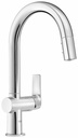 Defined Kitchen Faucet with Pulldown Spray