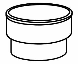 1 1/2 X 2 C X M.J. ADAPTER DWV CAST