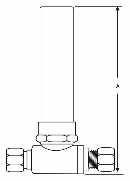 3/8 OD COMP TEE HAMMER ARR. REV.NUT L.F.