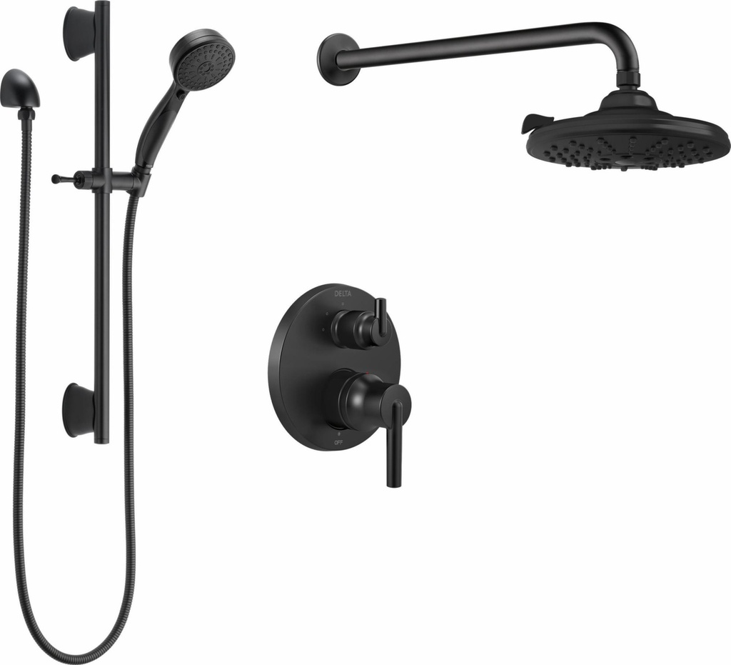 Monitor 14 Series Round Shower Kit with Stops