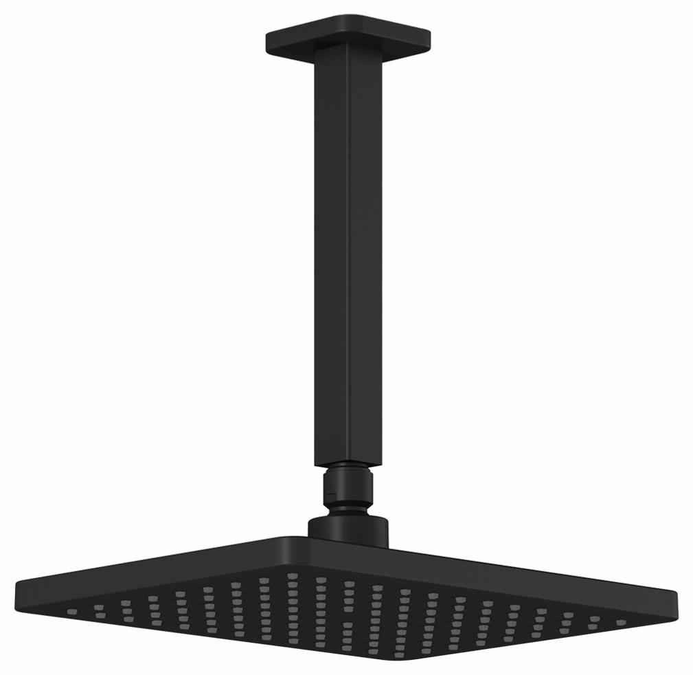 SquareOne 10-1/4" Rainshower Shower Head and Vertical Ceiling Arm