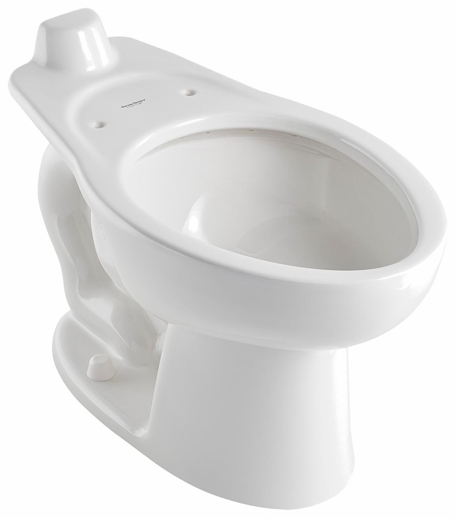 Madera 1.1 GPF Floor Mounted Elongated Flushometer Bowl with Back Spud (Less Seat)
