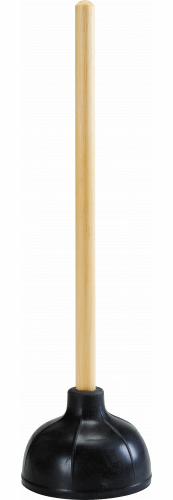 FORCE CUP PLNGR-5.5"-18"WOODENHNDL-HD W/HRN-BLCK