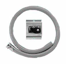 36" HOSE W/CH COUPLING AND STAINLESS STEEL BRKT