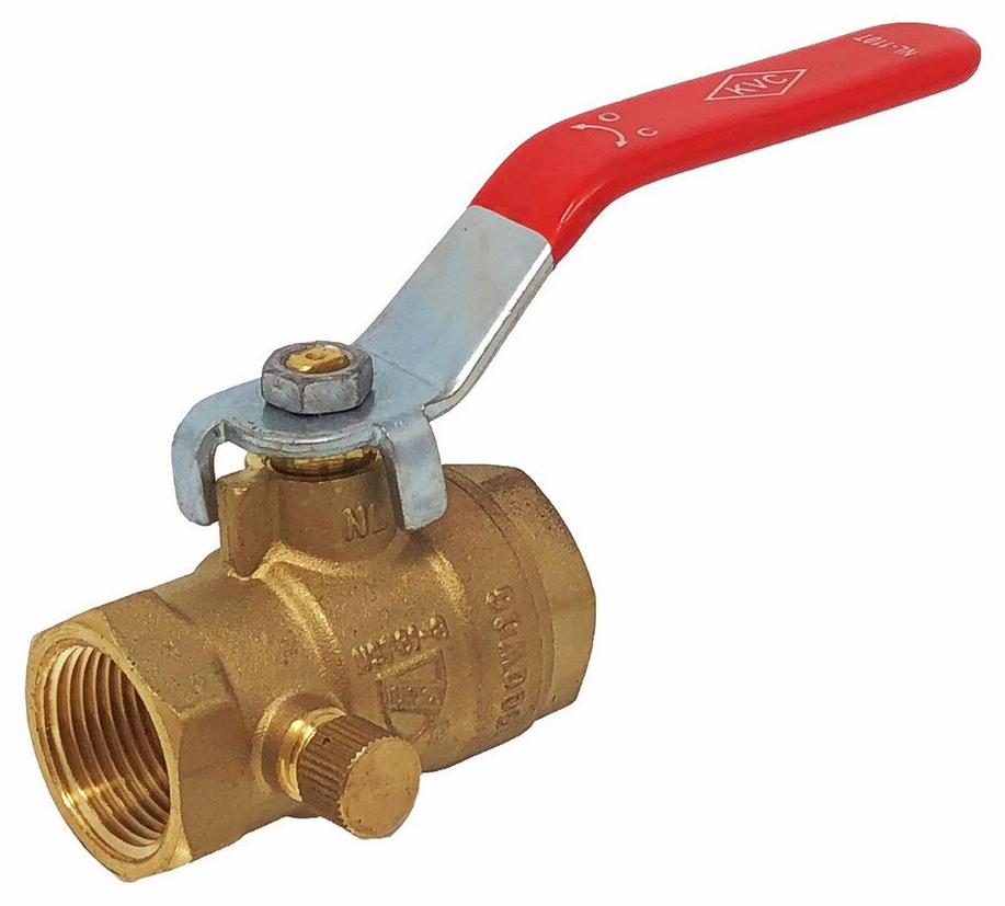 1 FIP BALL VALVE W/DRAIN 600WOG