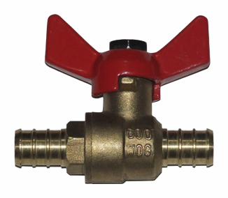 1/2"FULL PORT BALL VAL PEX X PEX (T HANDLE) LF