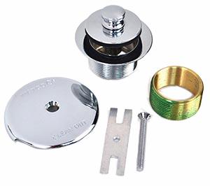 QuickTrim Innovator PUSH PULL Trim Kit, Brushed Nickel