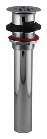 3-Piece Commercial Open Grid Bathroom Sink Drain with Overflow