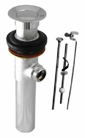 3-Piece Mechanical Pop-Up Bathroom Sink Drain with Overflow