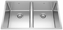 Brookmore 30-1/2" 2 Bowl Undermount Kitchen Sink