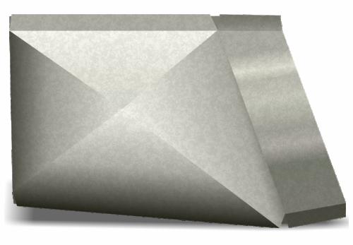 12" x 8" to 8" x 8" Duct Reducer