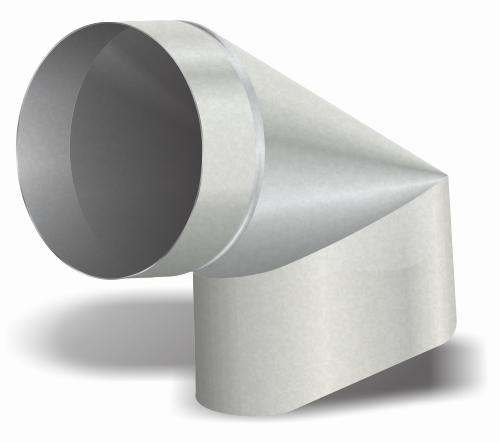 5" Round to 6" Oval (3 x 7-3/4) End Boot