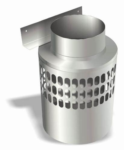 4" Combustion Air Pot Galvanized