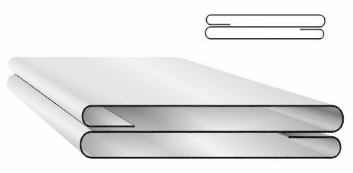 15.5" Slip Cleat 30ga (per foot)