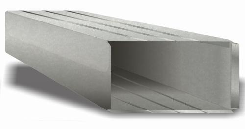 22" x 8" Duct 26ga 5' Len (per foot)