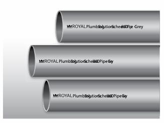 1-1/2" x 20' CSA Sch80 PVC Pipe