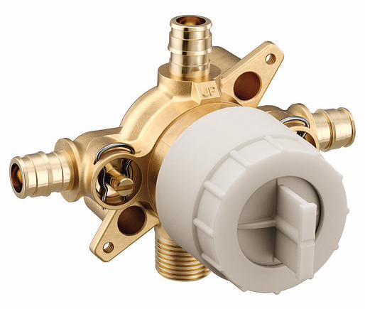 M-Core 4-Port Shower Mixing Valve with Stops - Cold Expansion Pex