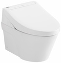 WASHLET+ AP Wall-Hung Elongated Toilet with WASHLET+ C5 and In-Wall Dual Flush Tank System