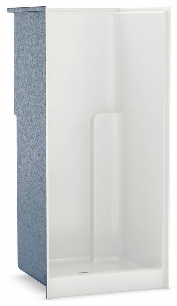 US36 Center Drain 1-Piece Shower