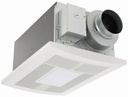 WhisperWarm DC 50-80-110 CFM Bathroom Fan with Heater & LED Light