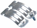 RIGD Single Piece Strut Clamp for Pipe/Rigid Conduit, Steel, EG, 3 1/2" Pipe, 4" (101.6 mm) OD