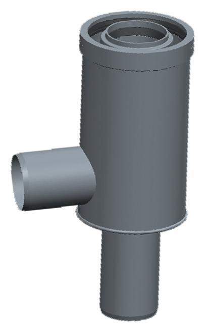 4 Twin Pipe-4/6 Conc Adaptor