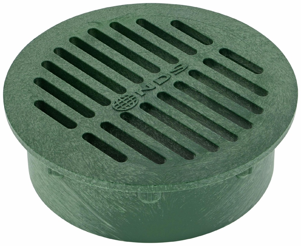 6IN ROUND GRATE - GREEN