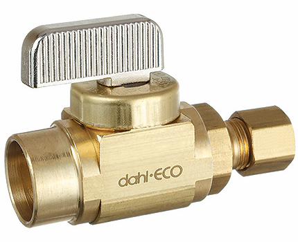 1/2 Fem Solder x 1/4 OD Comp