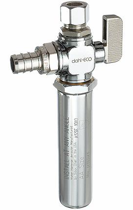 1/2 Crimpex x 3/8 OD Comp x Water Hammer Arrester