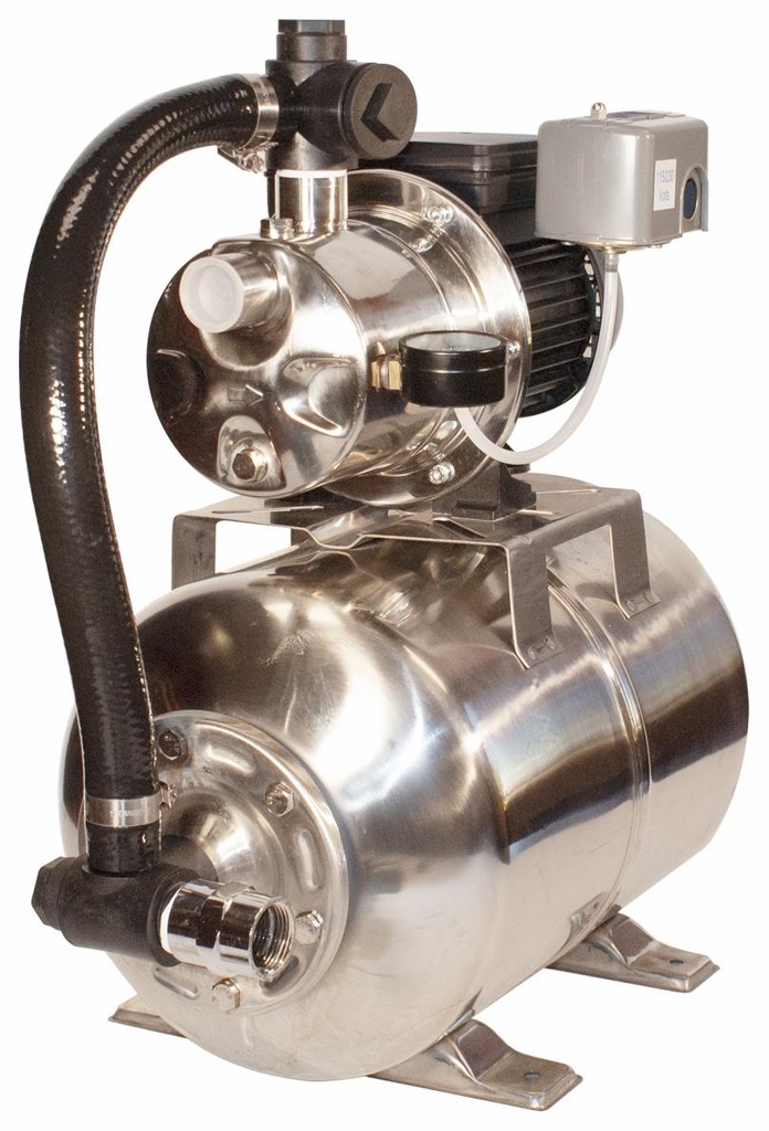 Shallow Well Stainless-Steel Jet Pump with Pressure Tank