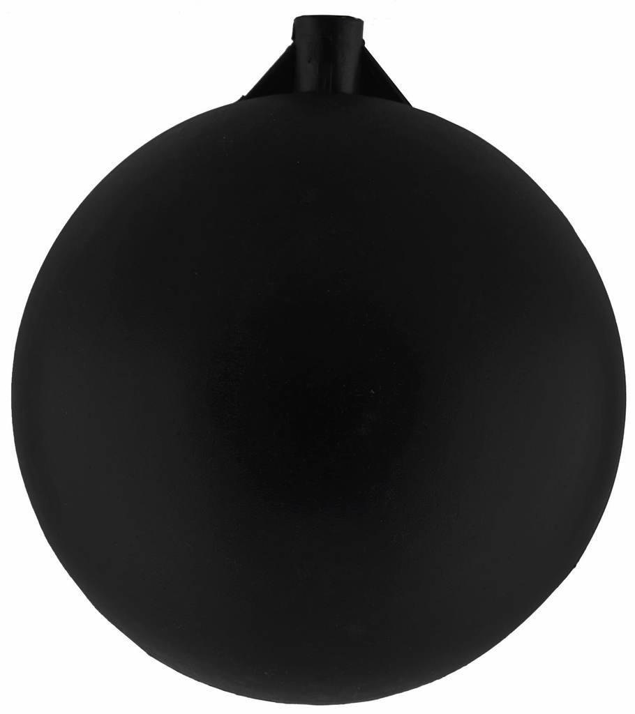 28-BFVF-PL8 - '8" Black Plastic Float 3/8"-16 Sae Female Brass Conn.'