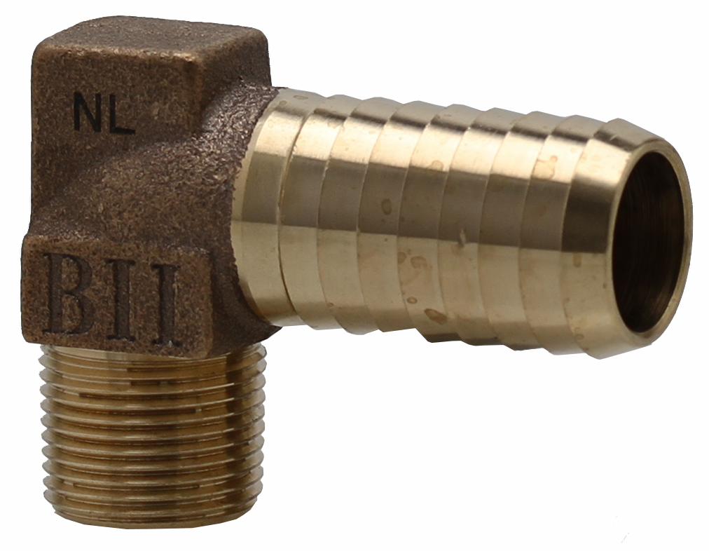 3/4 MPT X 1 PL BRASS HYDRANT ELBOW