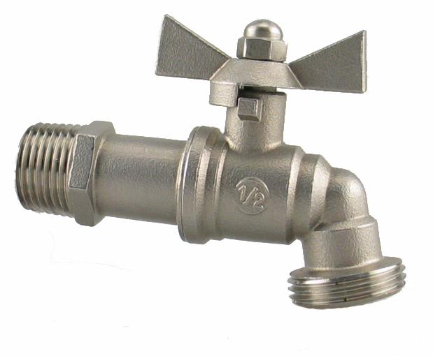 SSHB52-07 - '3/4" Mpt 1/4 Turn Hose Bibb - 304 Series S.S. (Ball Type)'