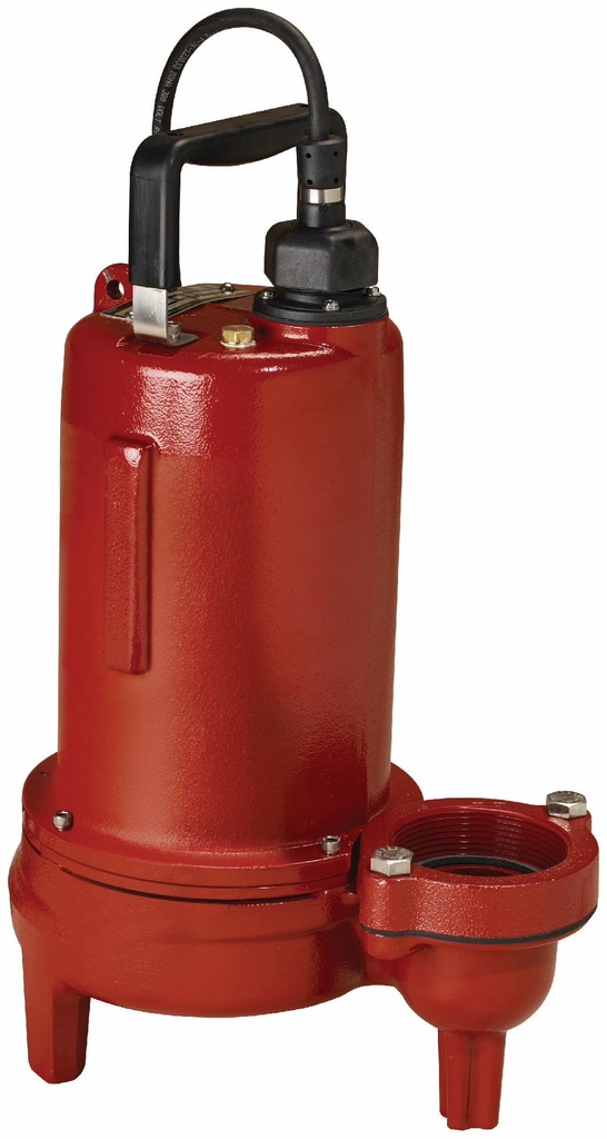 3/4 HP 1-Phase 115V Sewage Pump Manual with 25' Cord