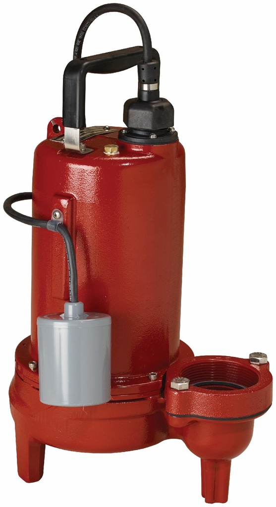 3/4 HP 1-Phase 115V Sewage Pump Auto with 25' Cord
