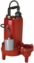 3/4 HP 1-Phase 115V Sewage Pump Auto with 25' Cord