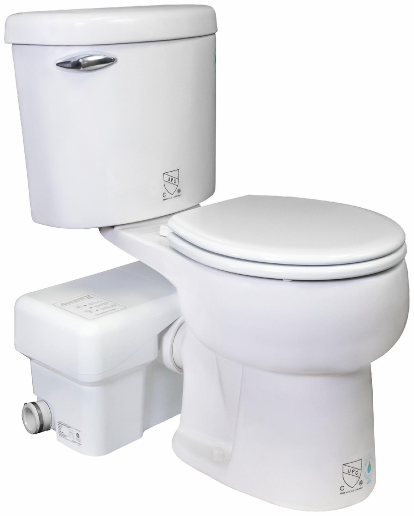 Ascent II 4.8L Round Front Macerating Toilet