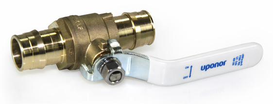 ProPEX LF Brass Commercial Ball Valve (full port) SS Ball and Stem 1" PEX x 1" PEX