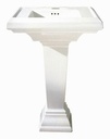 Town Square Pedestal Sink Leg