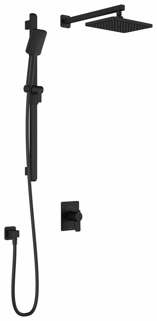 Moroka TCD1 Thermostatic Coaxial Shower System with Wall Arm (less valve)