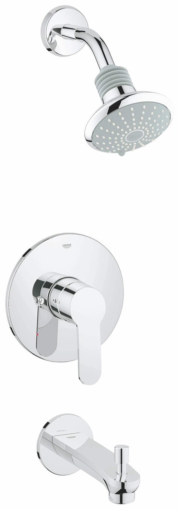 Eurostyle Cosmopolitan Pressure Balance Tub and Shower Trim