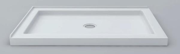 48x30 Low Profile Double Threshold Shower Base