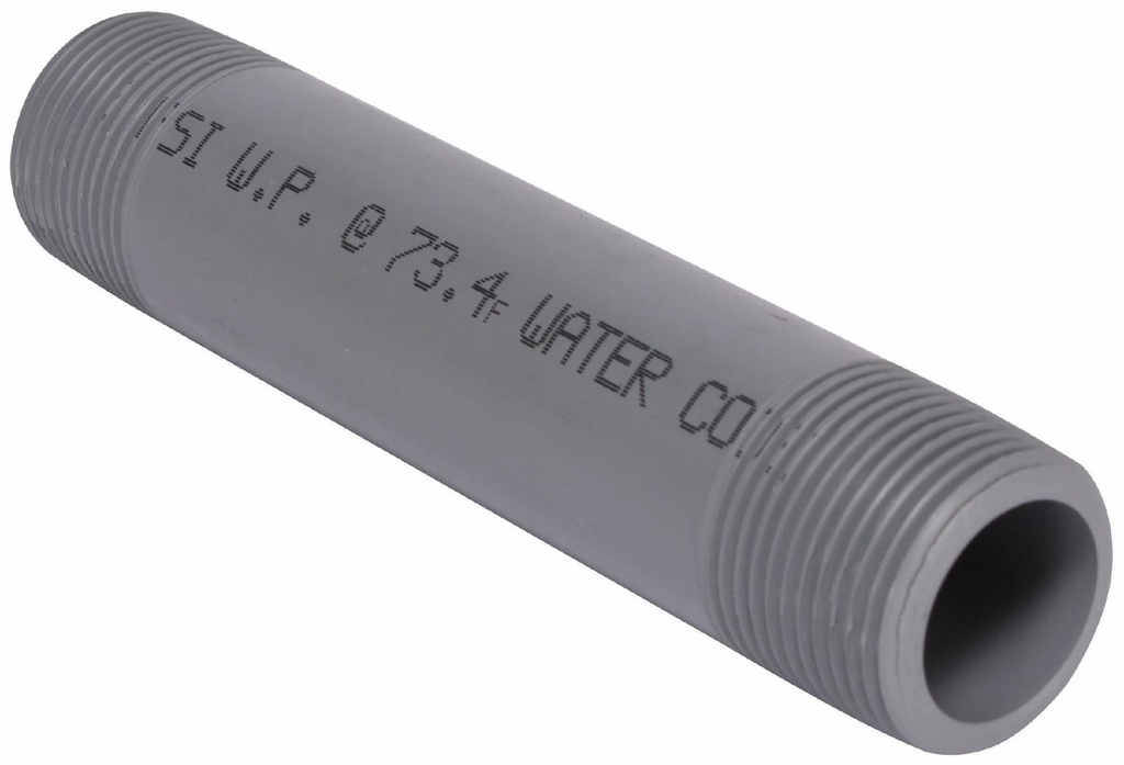 1"x6" CPVC SCH80 NIPPLE TBE XIRTEC CPVC